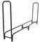 Sunnydaze 8 Ft Steel Indoor And Outdoor Firewood Log Rack - Black
